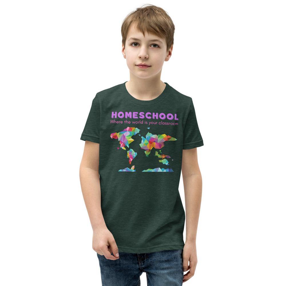 The World is your classroom Youth Short Sleeve T-Shirt