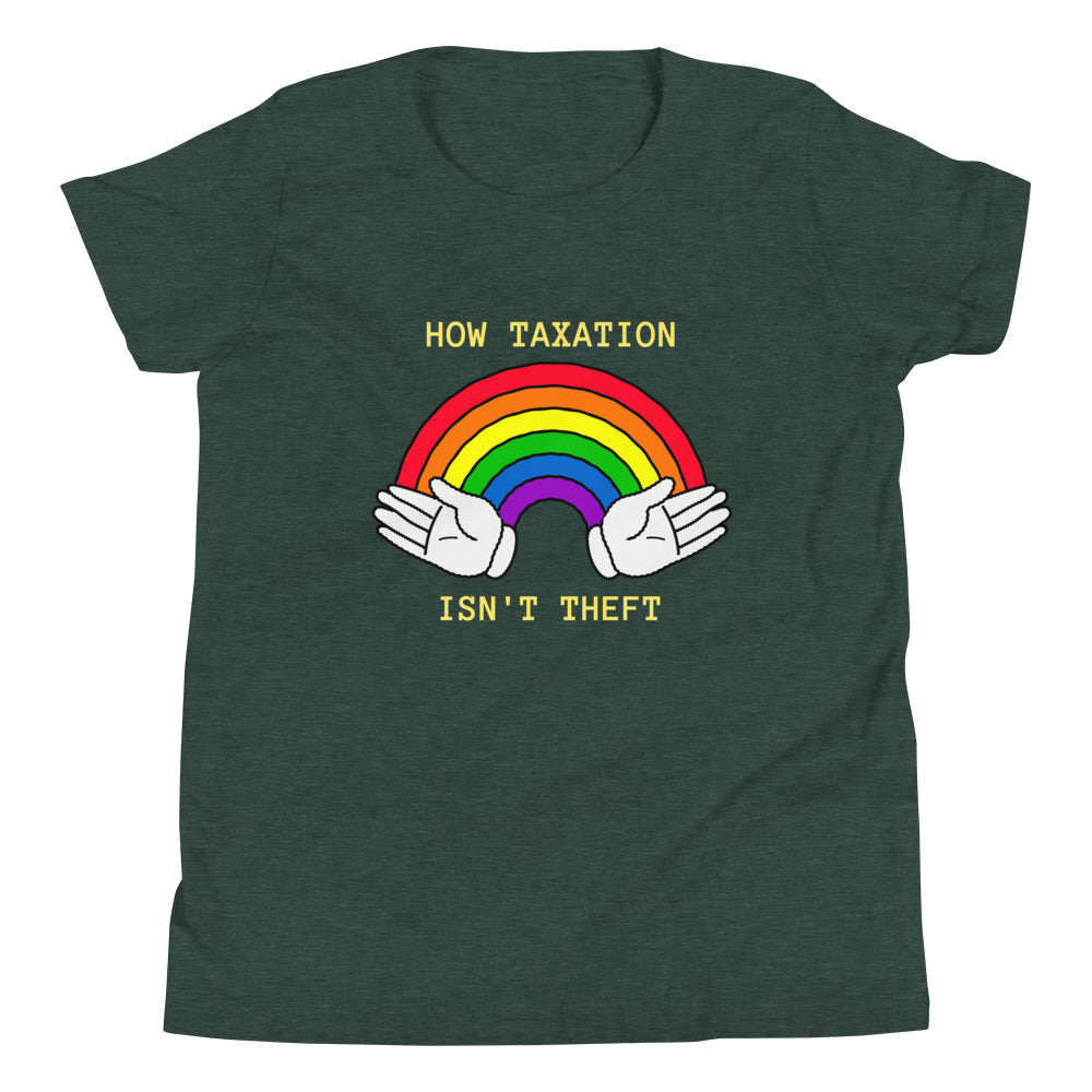 How Taxation isn't Theft (Imagination) Youth Short Sleeve T-Shirt