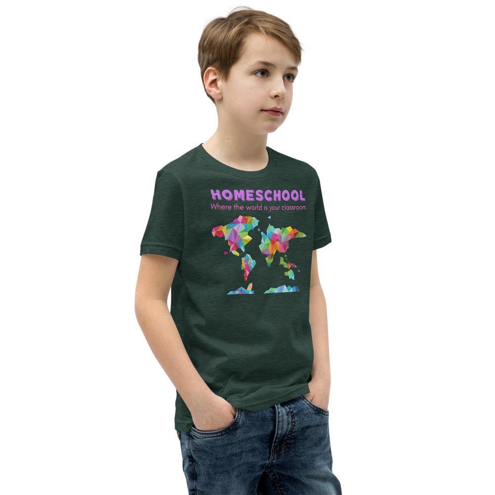 The World is your classroom Youth Short Sleeve T-Shirt