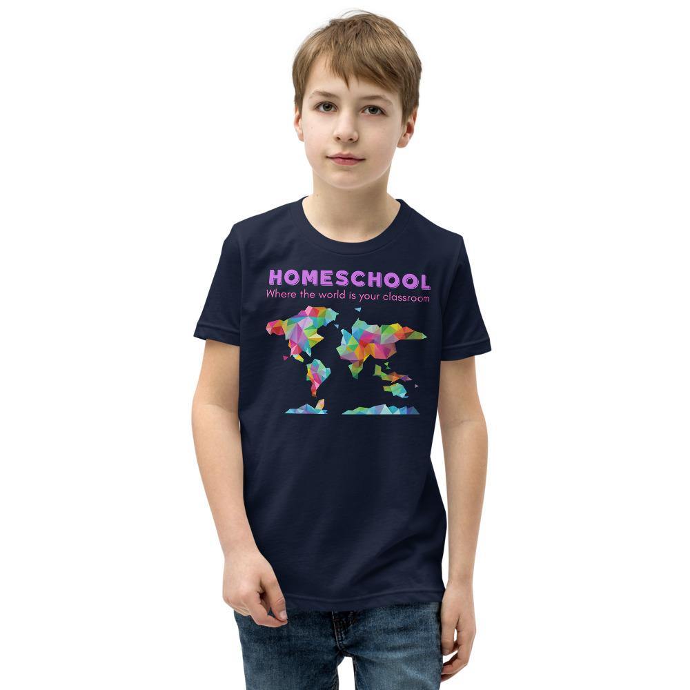 The World is your classroom Youth Short Sleeve T-Shirt