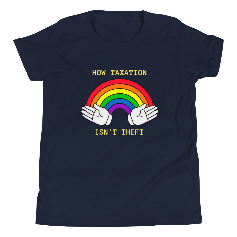 How Taxation isn't Theft (Imagination) Youth Short Sleeve T-Shirt