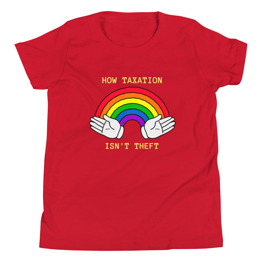 How Taxation isn't Theft (Imagination) Youth Short Sleeve T-Shirt