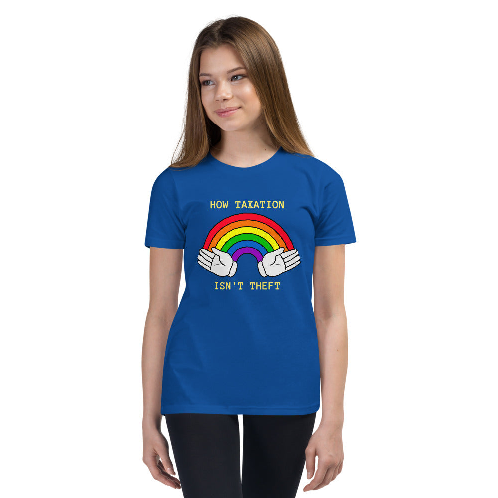 How Taxation isn't Theft (Imagination) Youth Short Sleeve T-Shirt