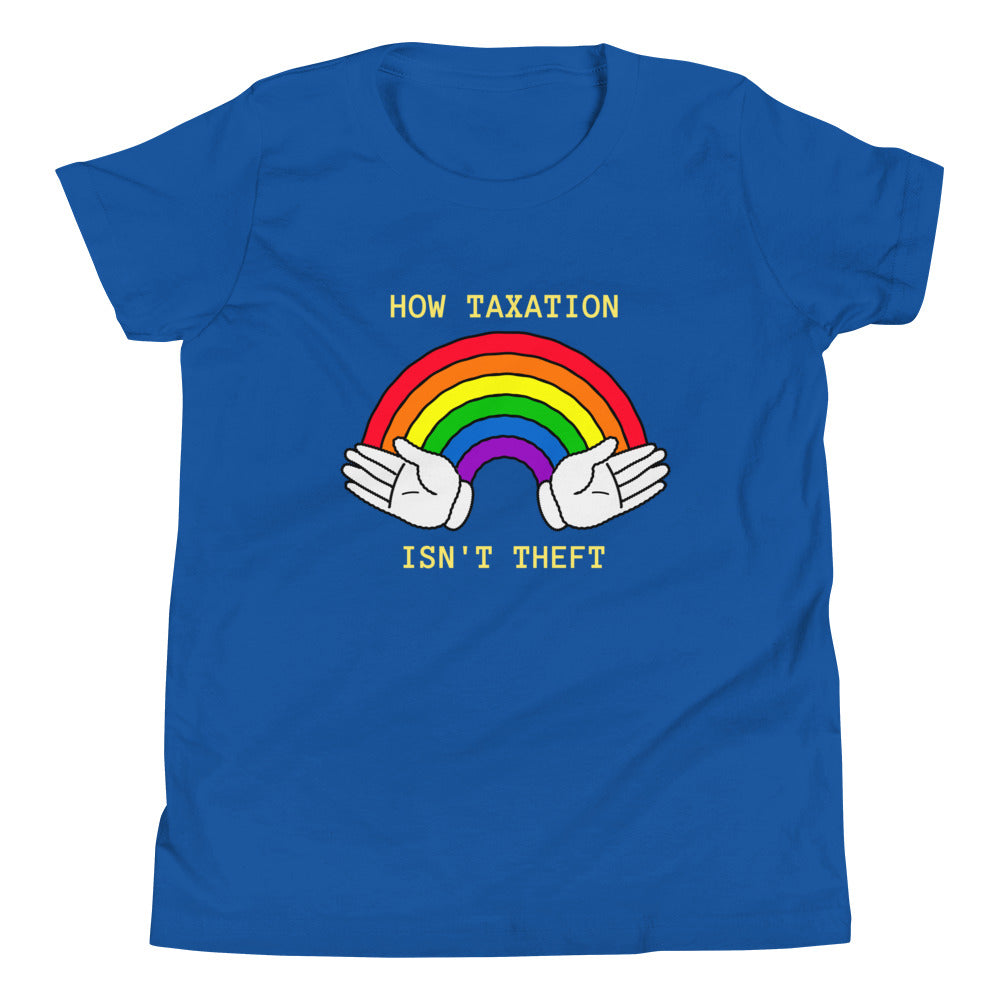 How Taxation isn't Theft (Imagination) Youth Short Sleeve T-Shirt