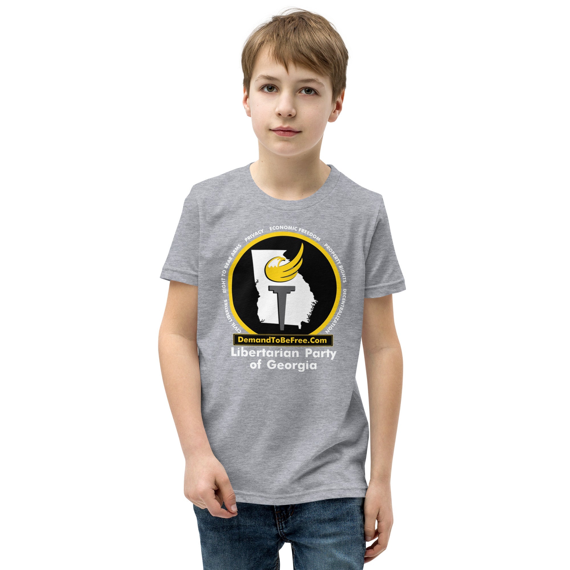 Libertarian Party of Georgia Youth Short Sleeve T-Shirt