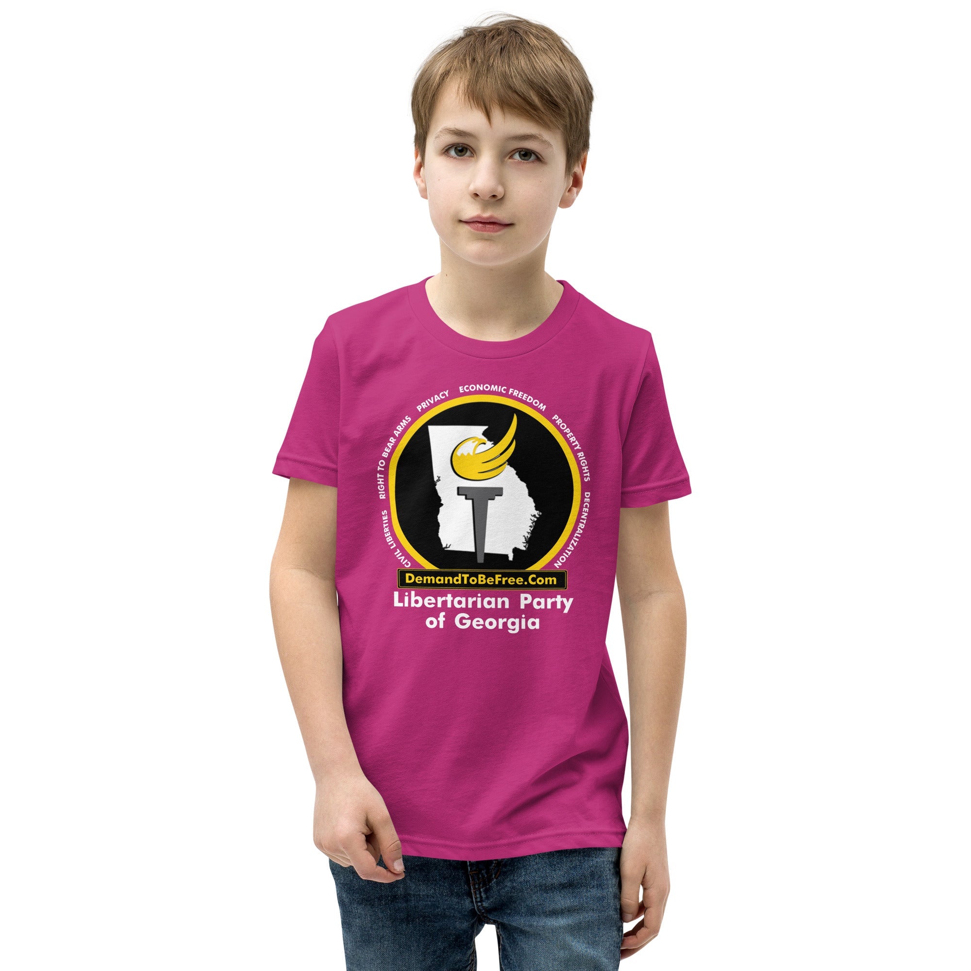 Libertarian Party of Georgia Youth Short Sleeve T-Shirt