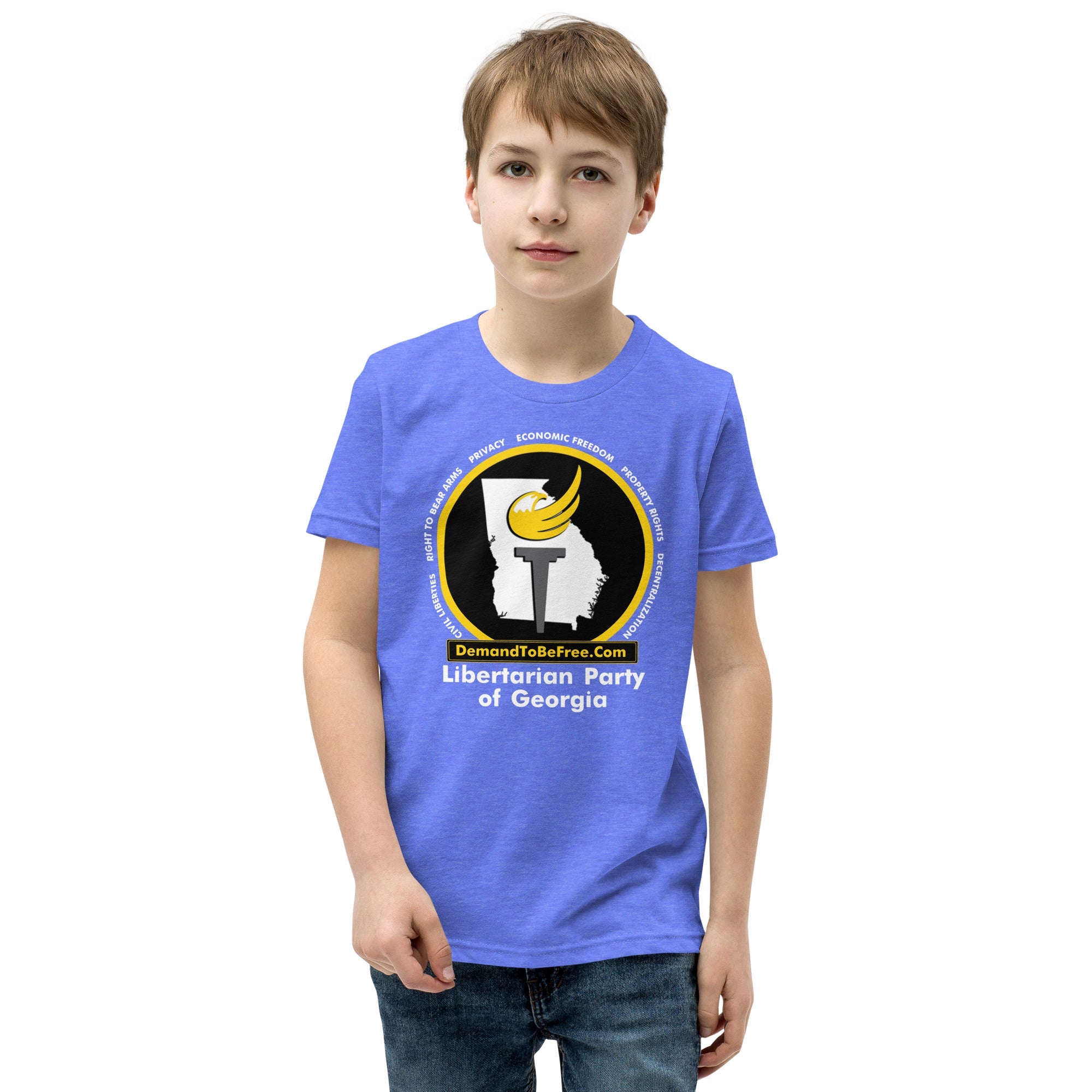 Libertarian Party of Georgia Youth Short Sleeve T-Shirt