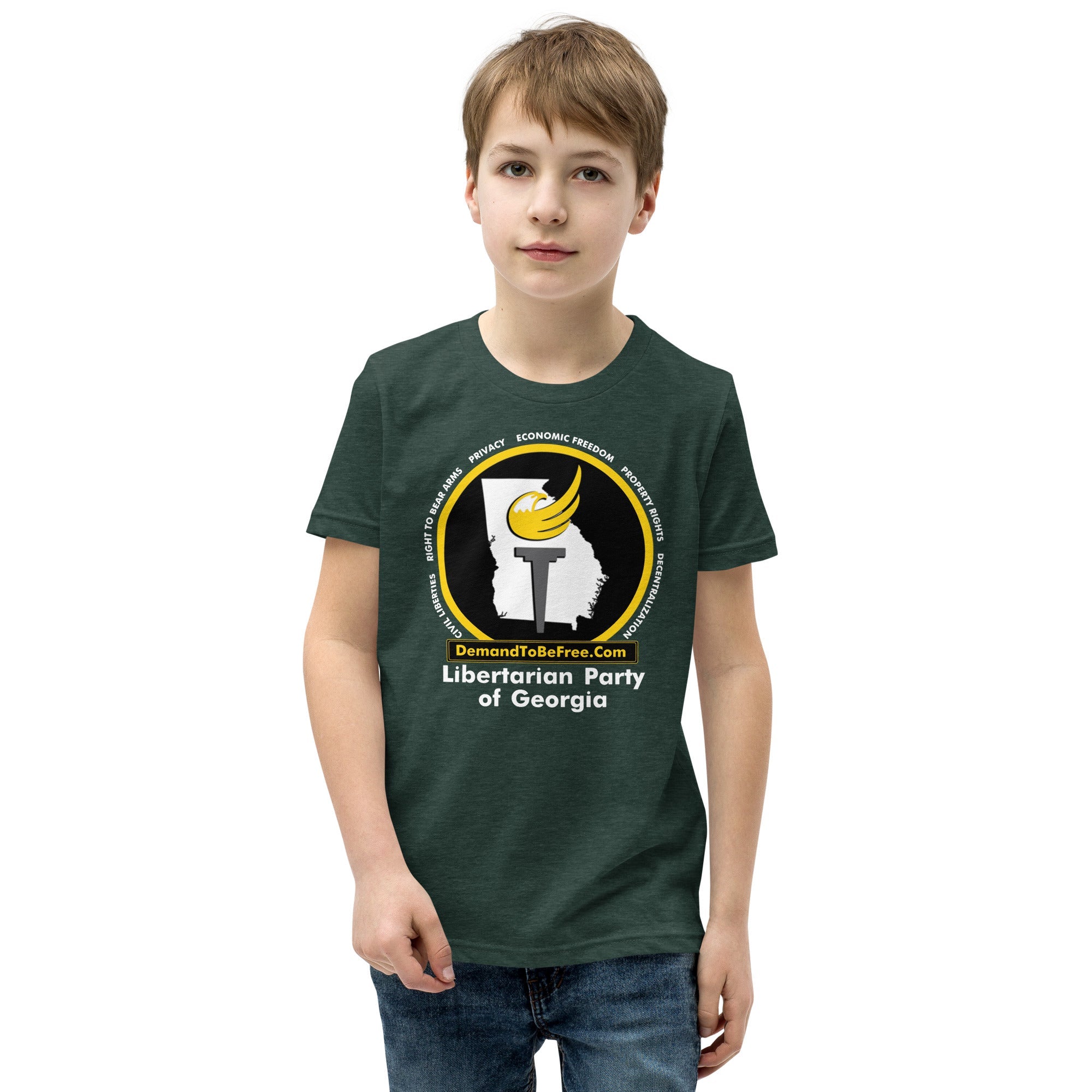 Libertarian Party of Georgia Youth Short Sleeve T-Shirt