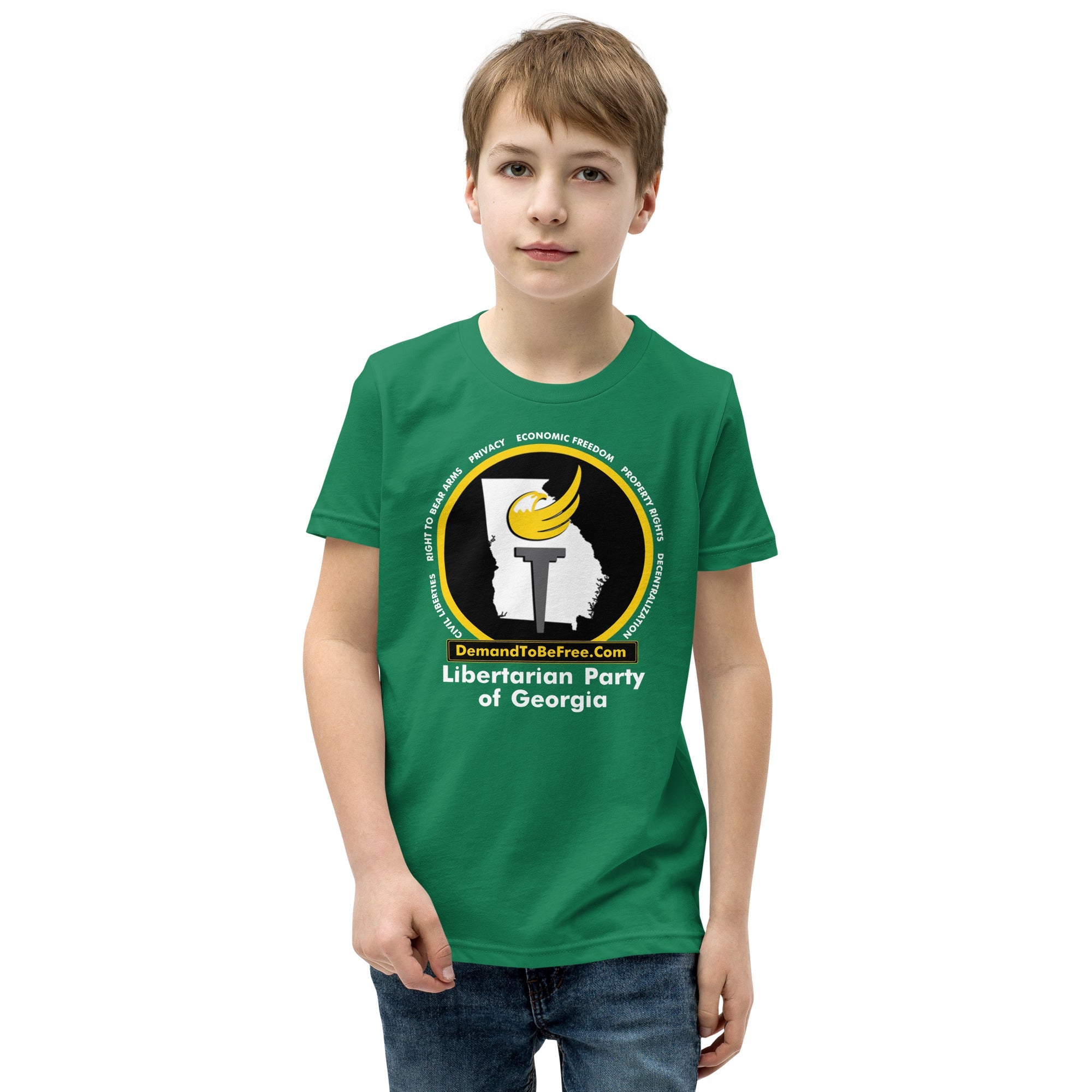 Libertarian Party of Georgia Youth Short Sleeve T-Shirt