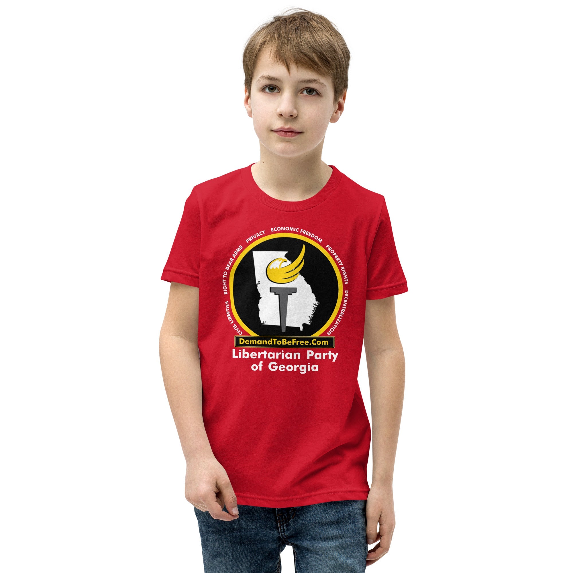 Libertarian Party of Georgia Youth Short Sleeve T-Shirt