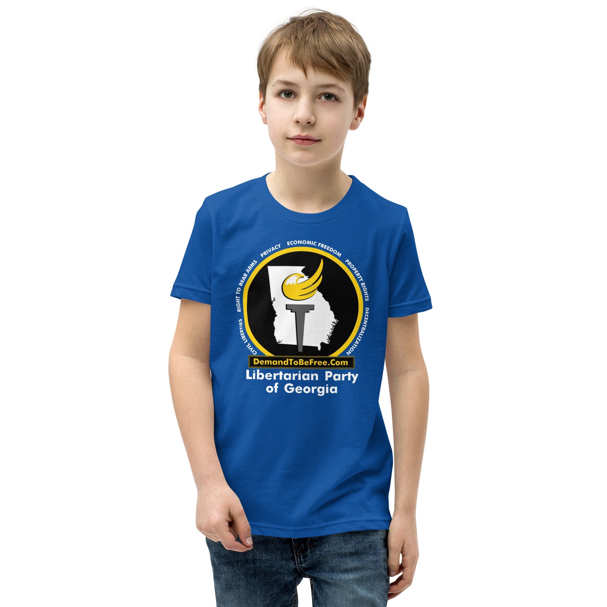 Libertarian Party of Georgia Youth Short Sleeve T-Shirt