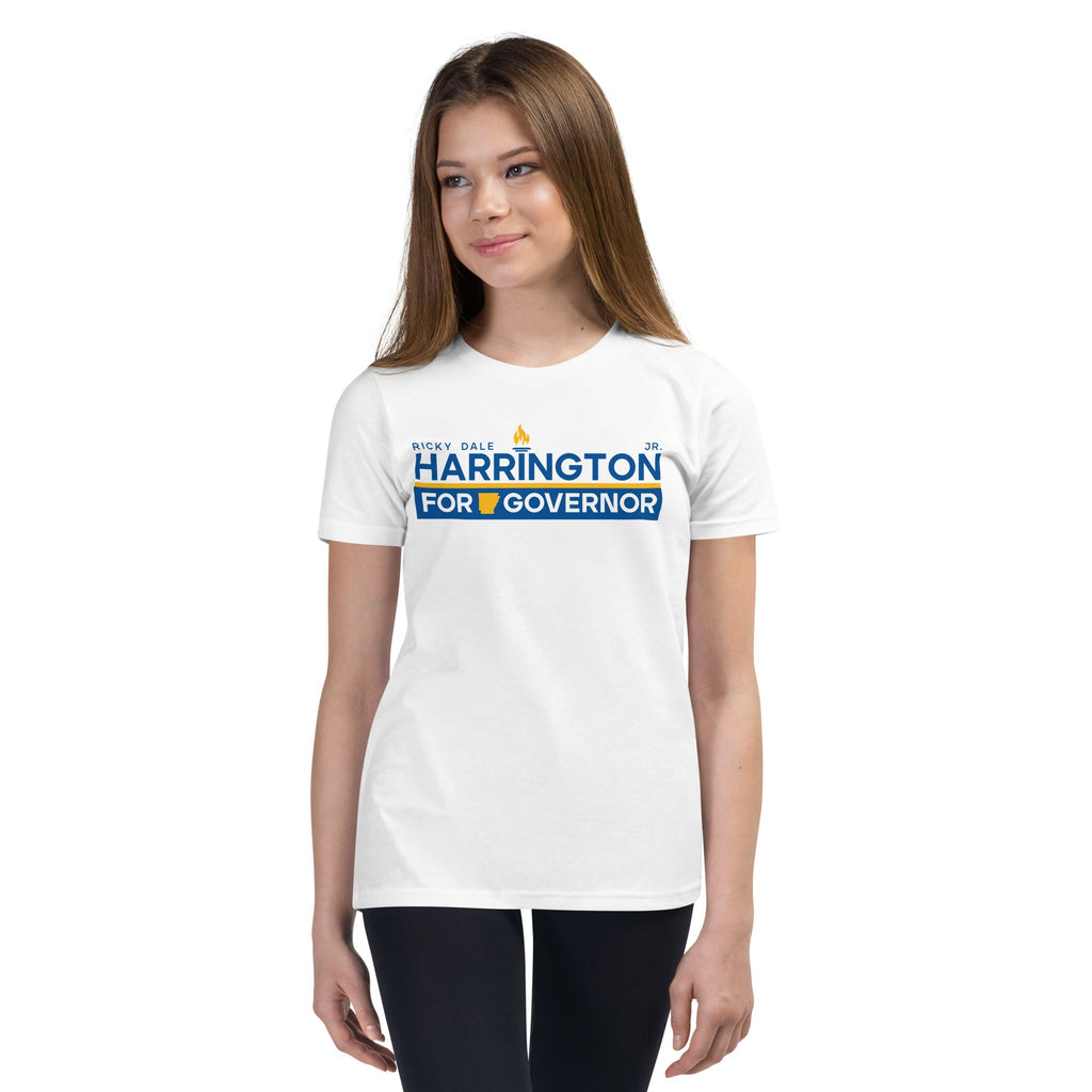 Harrington for Governor Youth Short Sleeve T-Shirt