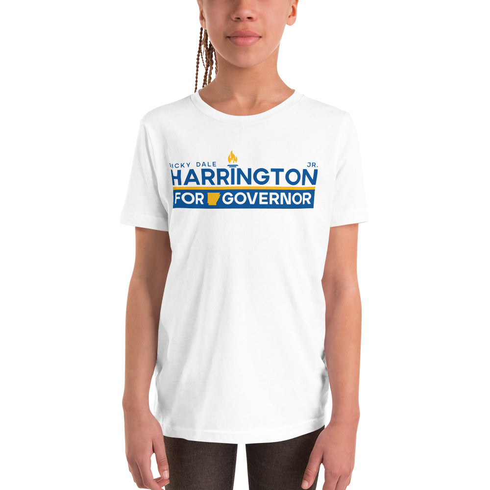 Harrington for Governor Youth Short Sleeve T-Shirt