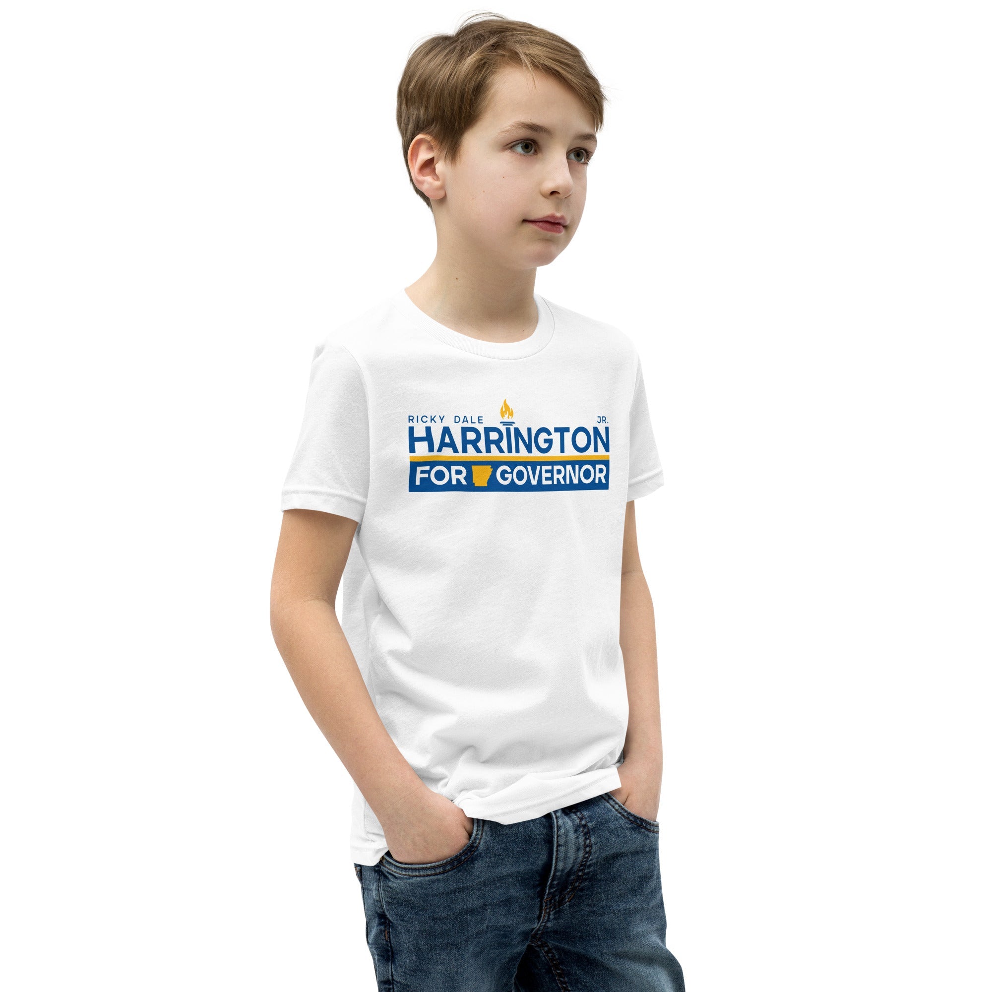 Harrington for Governor Youth Short Sleeve T-Shirt